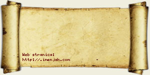 Anđela Srejić vizit kartica